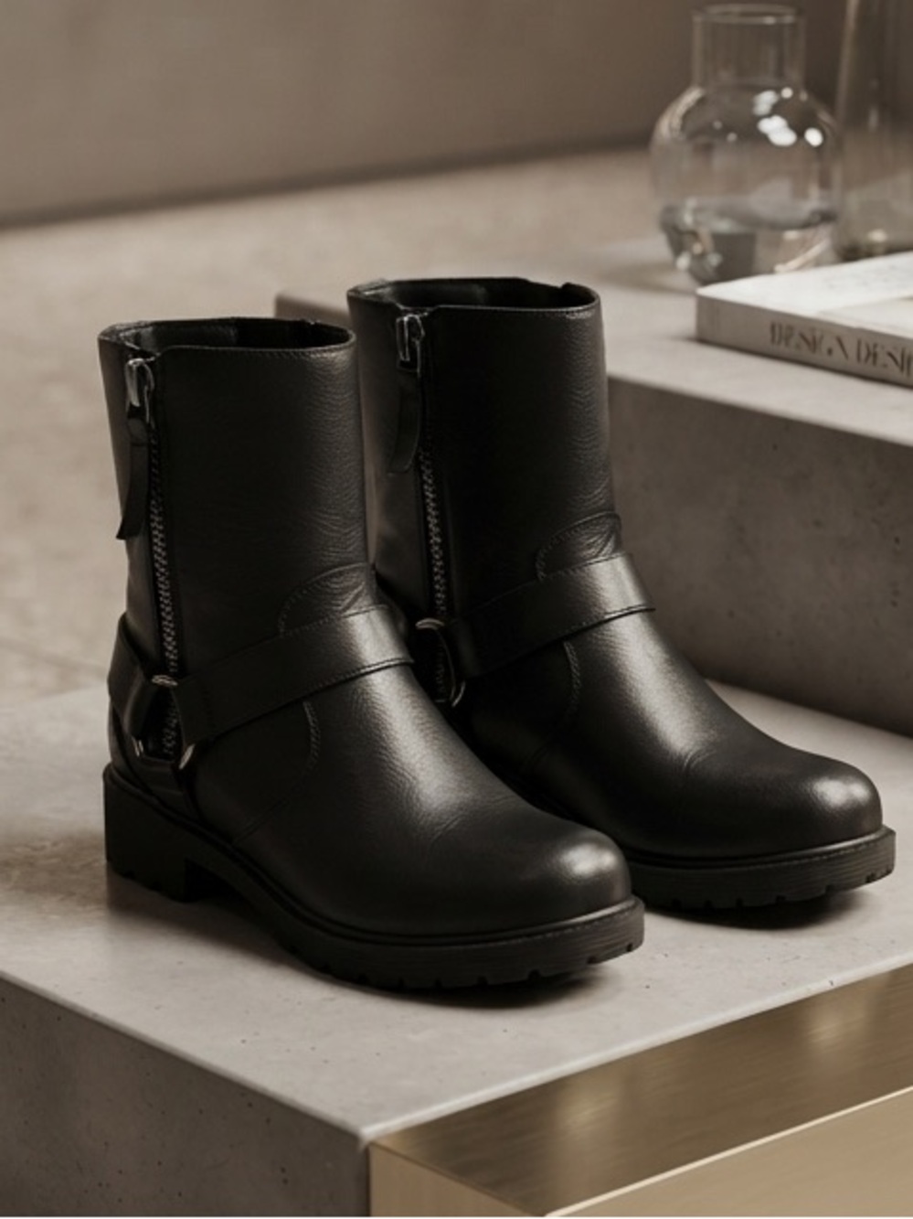 Alegria Charlette Women’s Genuine Leather Black Harness Boots Size 37